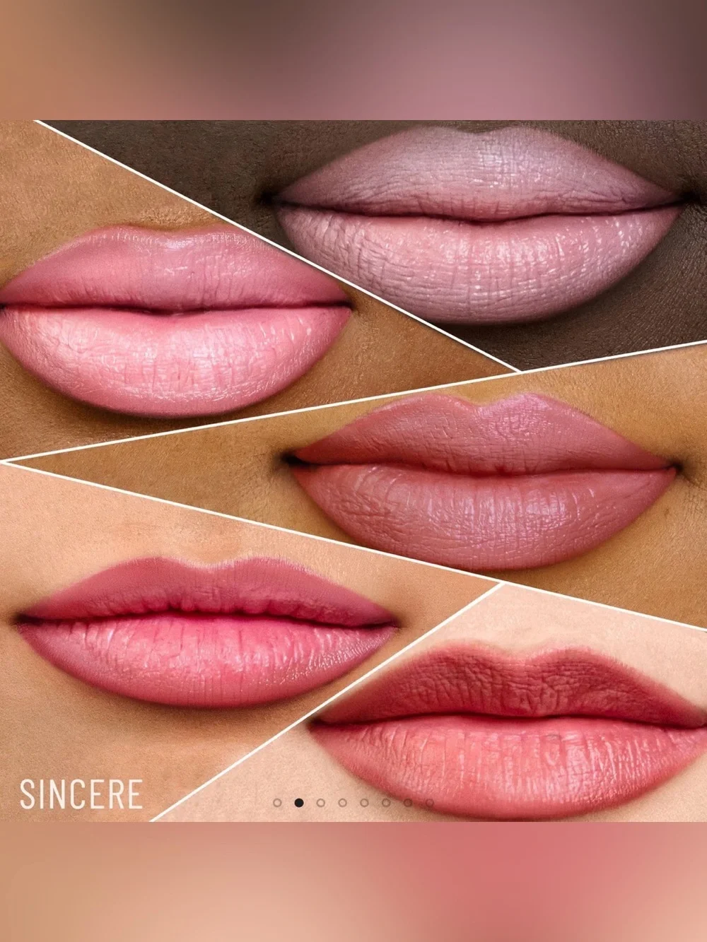 LYS Beauty Speak Love Moisture Matte Lipstick in Sincere Soft Nude Pink NWT